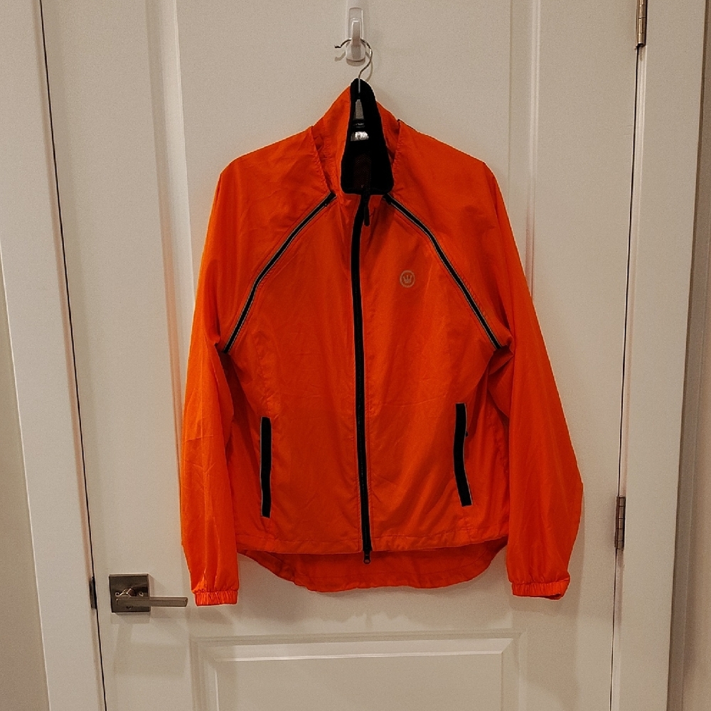 Canari Men's Bright Orange Windbreaker
